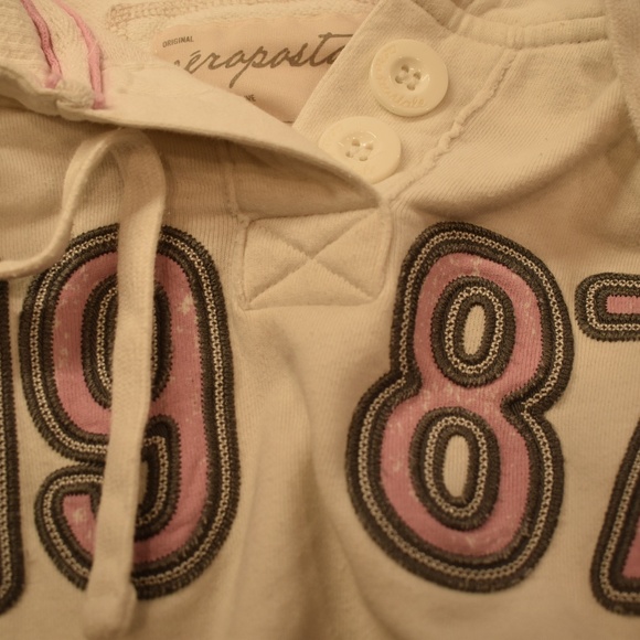 Aeropostale White Hoodie - Picture 3 of 4